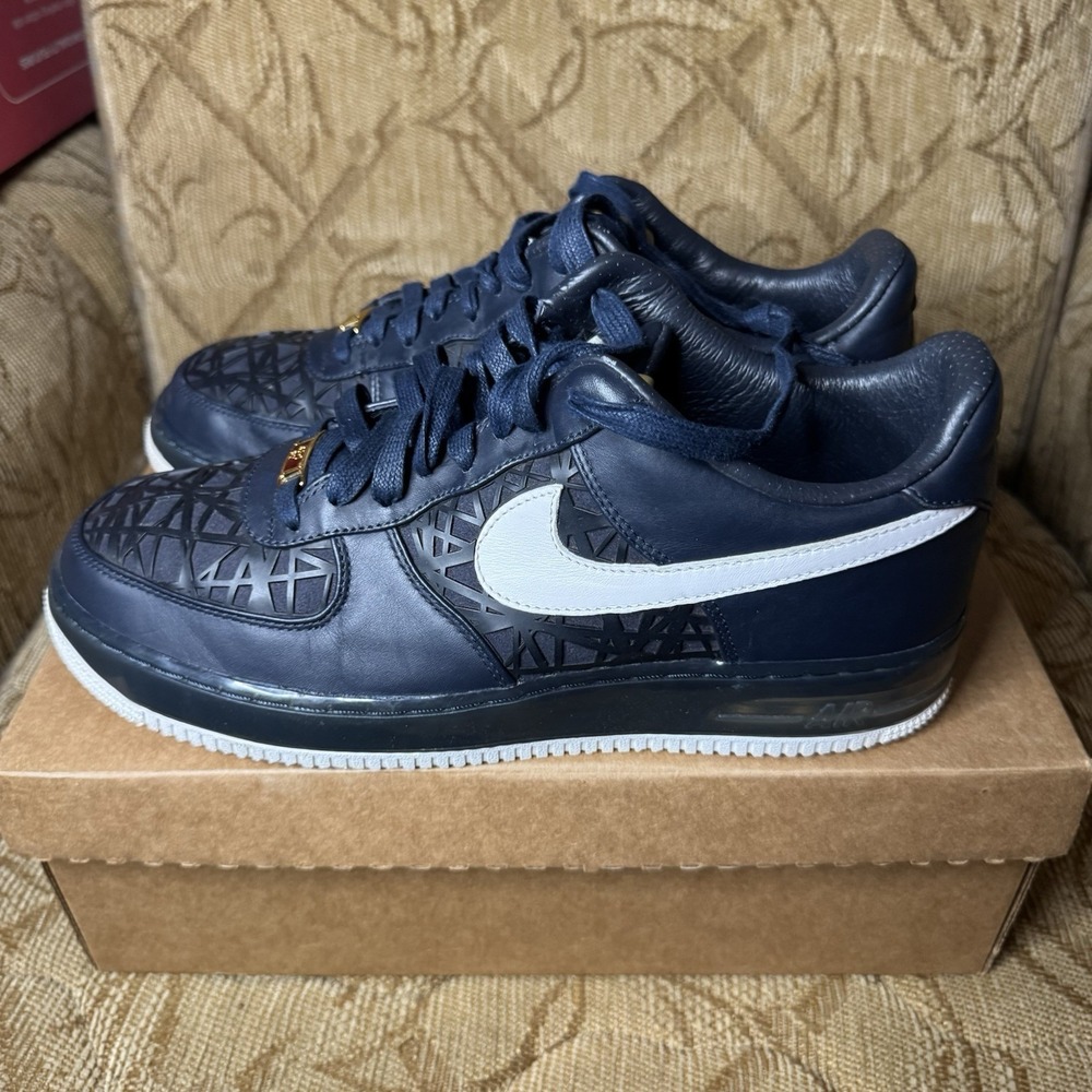 Nike Air Force 1 Max Supreme Mens 11 Sneakers Birds Nest‎ 318772-411 Blue